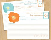 Printable Personalized Poppy Recipe Card