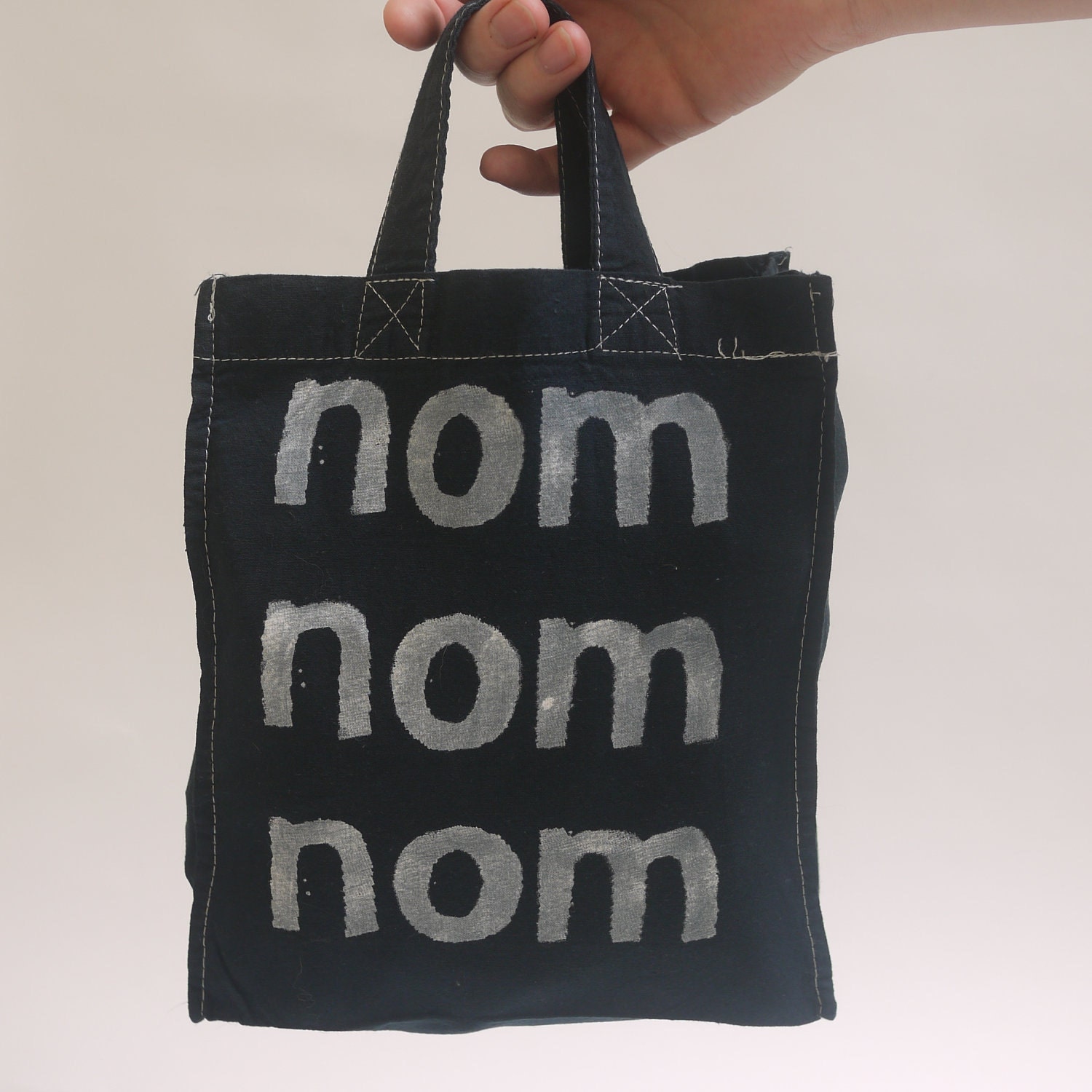 Nom Nom Nom mini tote bag