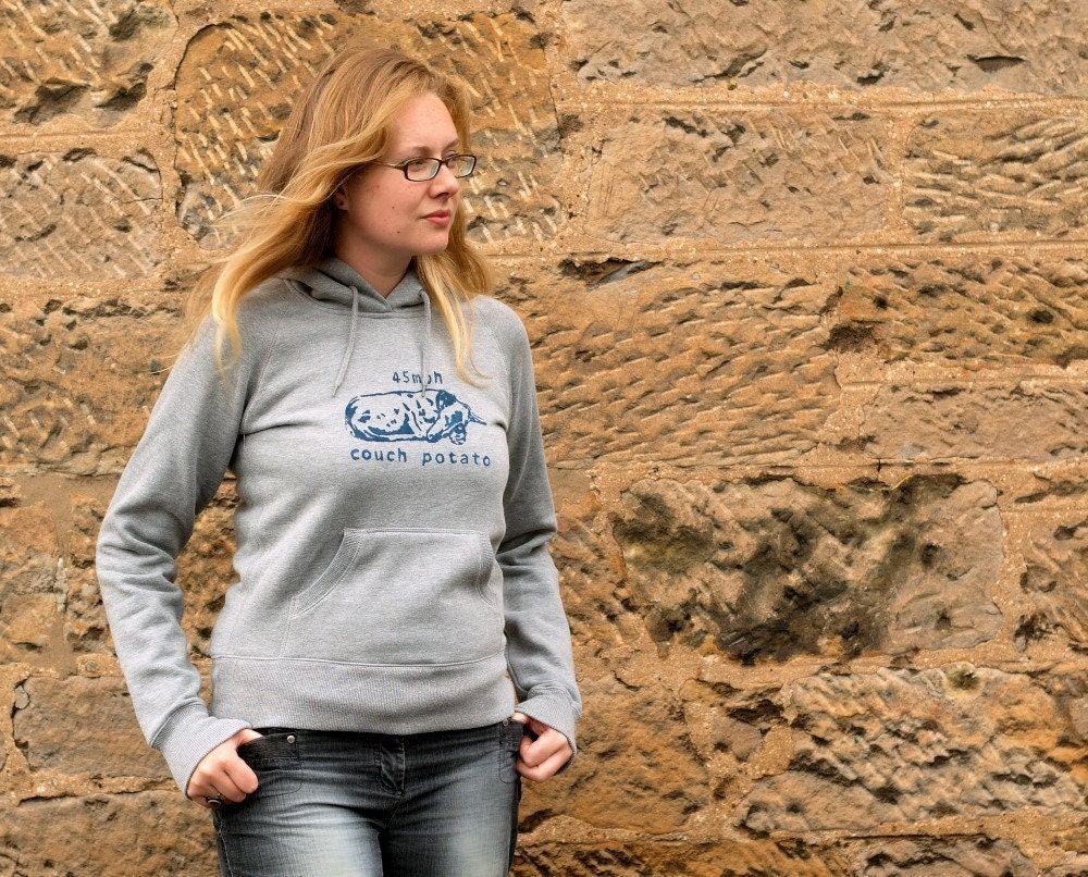 Lazy greyhound unisex hooded sweatshirt
