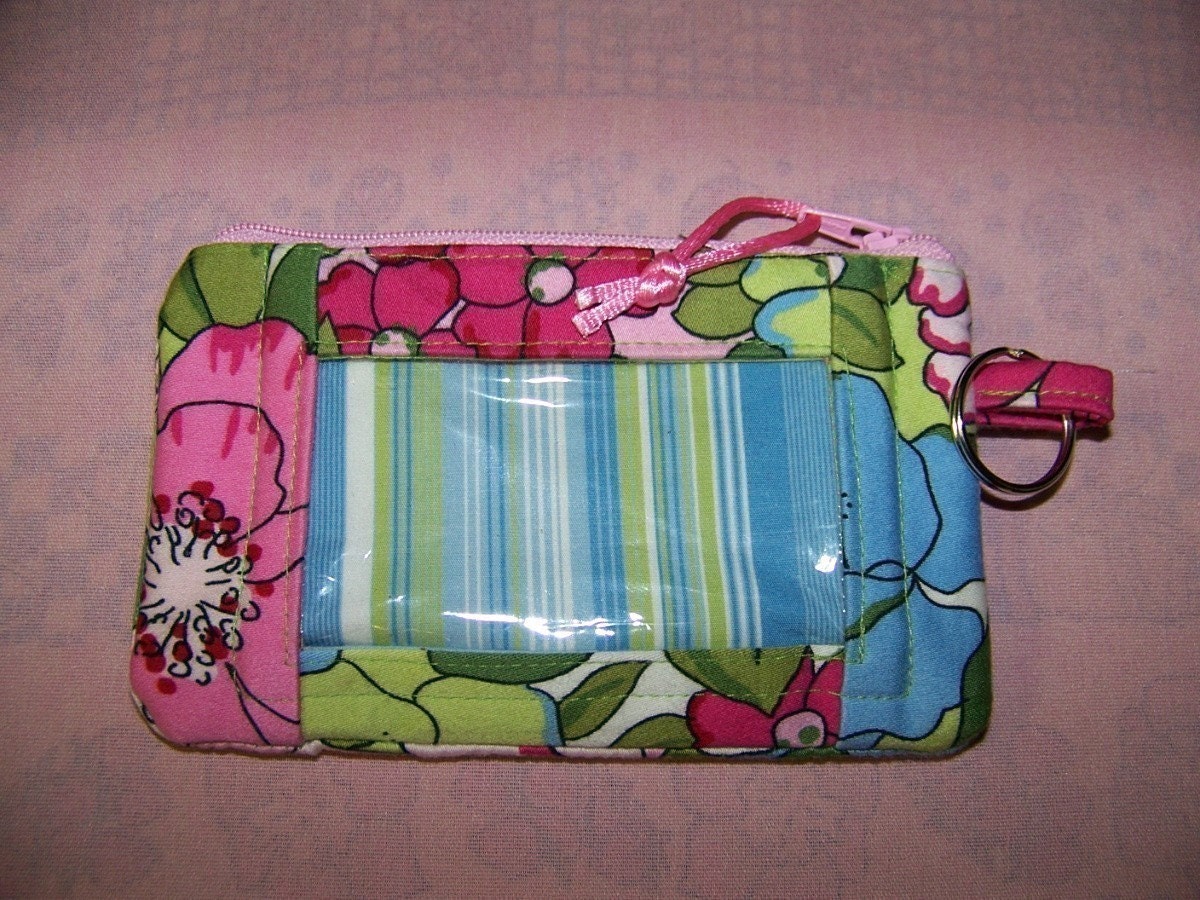 Zip ID Case with Key Ring pdf Pattern Tutorial