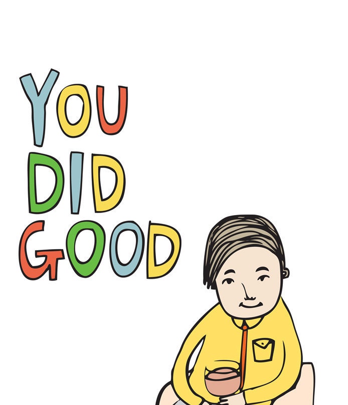 Thank you card - You Did Good