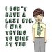 Romantic Card - I don't have a lazy eye BOY VERSION