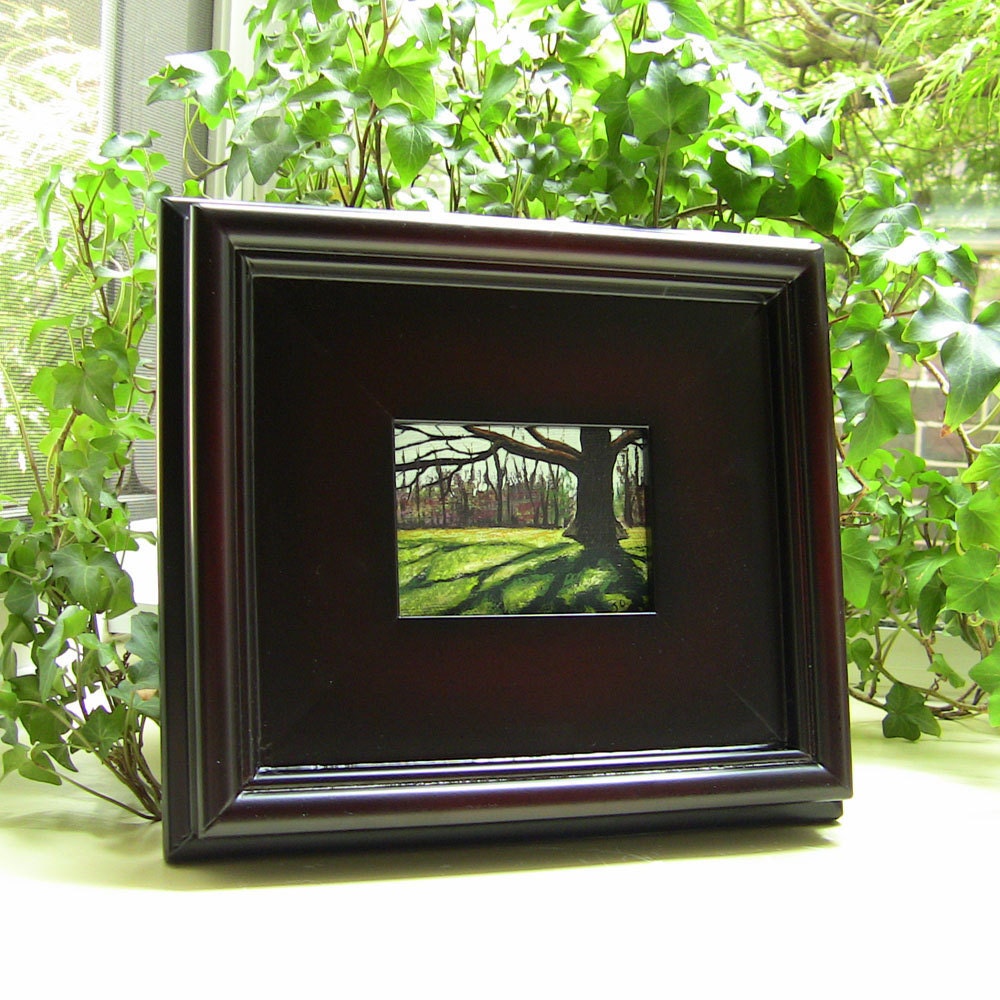 Early Spring - Original Acrylic Painting on Canvas - Framed