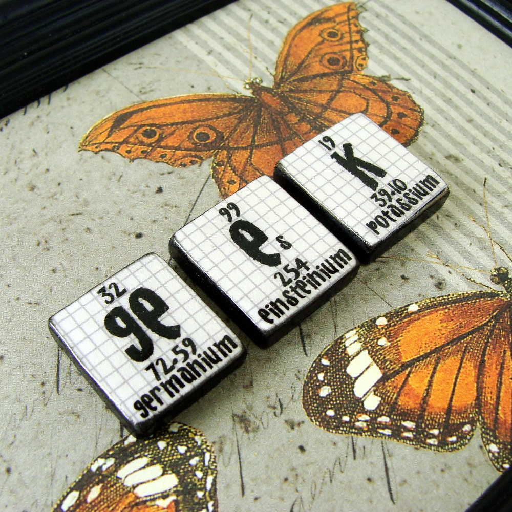 Chemistry Sign Periodic Table Geek Butterfly