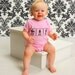 Periodic Table Baby of Chemistry Onesie - Pink with Black