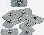 100 Rectangle Candle Wick Tabs Sustainer Bases 33 mm
