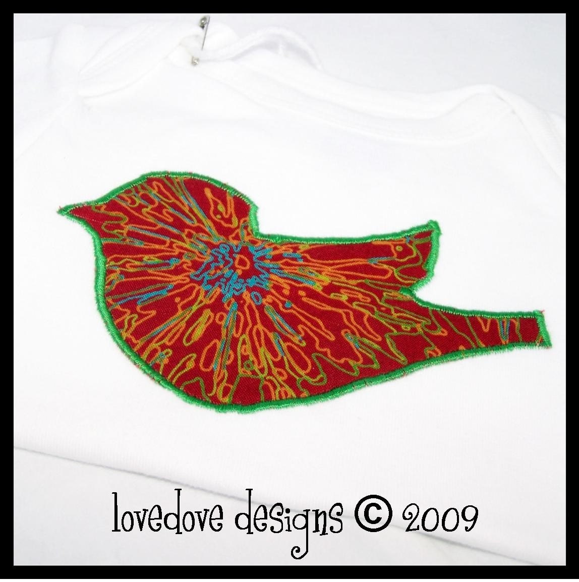 Take Flight Appliqued Onesie