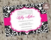 DAMASK Invitations - Baby Shower or any Occassion - Printable Design Il_170x135