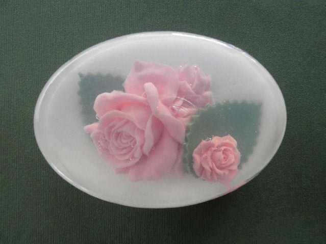 Pink Rose Glycerin Soap