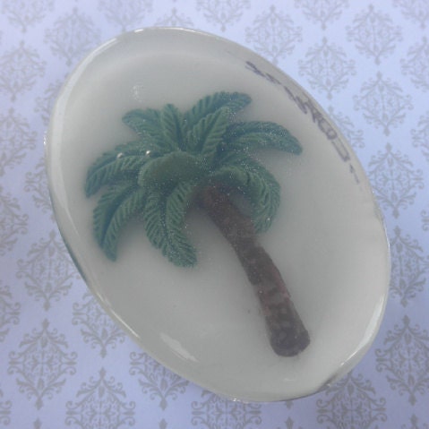 Tropical Palm Tree Glycerin Art Soap