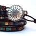 The Isis Leather wrap bracelet