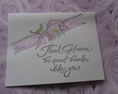 Thank Heaven For Special Friends Like You set of 6 note cards