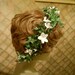 Wreath hair garland headband fairy wedding stephanotis flower girl ivy