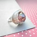 Wire Wrapped Ring - To Order - AB Colorado Topaz, Amethyst, Dark Purple, Purple, Crystal, Bright, Handmade, Cute, Simple, Lovely, Romantic