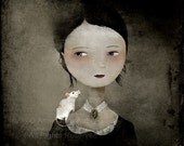 Portrait at the white rat - open edition print