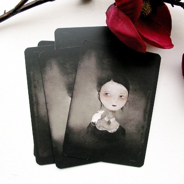 Portrait at the White Rat Postcard
