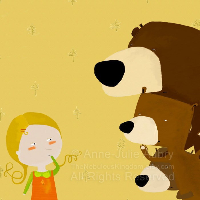 Goldilocks and the 3 Bears - Deluxe Edition Print