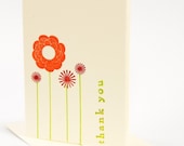 Handmade Dahlia Thank You Cards