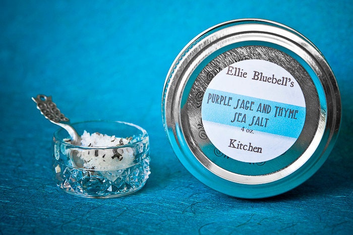 Purple Sage and Thyme Sea Salt Blend