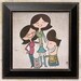 Custom Retro Modern Portrait of YOUR family Mother's Day Gift Idea