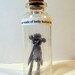 Siamese Twin Bears made of Belly Button Lint