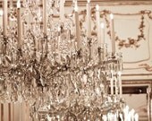 Luxurious Vienna Summer Palace 8x10 Fine Art Print - affordable home decor - Gold Chandelier