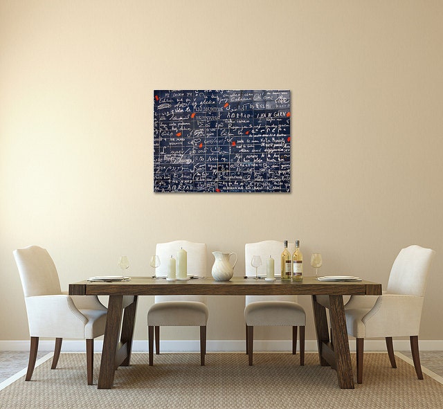 Paris Photography - As seen on One Kings Lane - I love you from all around the world 30x40 canvas - affordable home decor - Paris, France