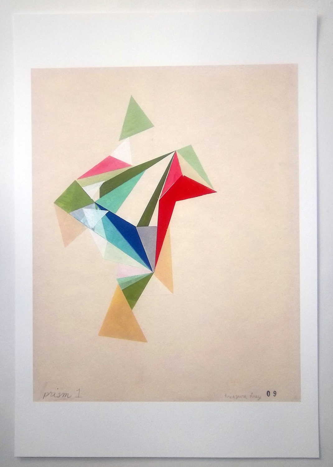 13 x 19 archival art print, MY FIRST PRISM