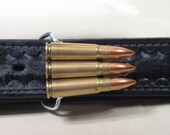 Bullet Belt Buckle Military 7.62 x 39 Brass
