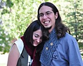 Wool scarf set - UNISEX Love concept crochet button up neckwarmer with coconut buttons 10 color option Valentine's Day