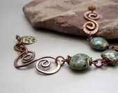 Light Blue Glass Bracelet