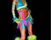 LED Lunar Rainbow Rave Outfit