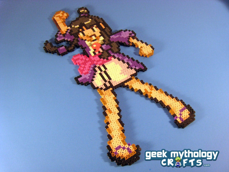 Phoenix Wright Maya Fey - Custom-Designed Perler Bead Sprite Pixel Art Decoration