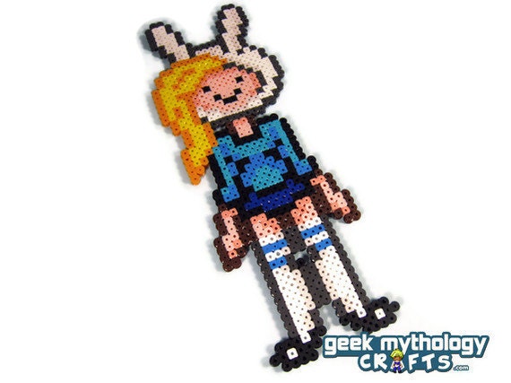 Adventure Time Fionna Custom Design Perler Bead Sprite Decoration
