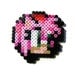 Sonic the Hedgehog Battle Icon Magnet Perler Pixel Sprites Set of 4 - Sonic, Tails, Amy, Knuckles
