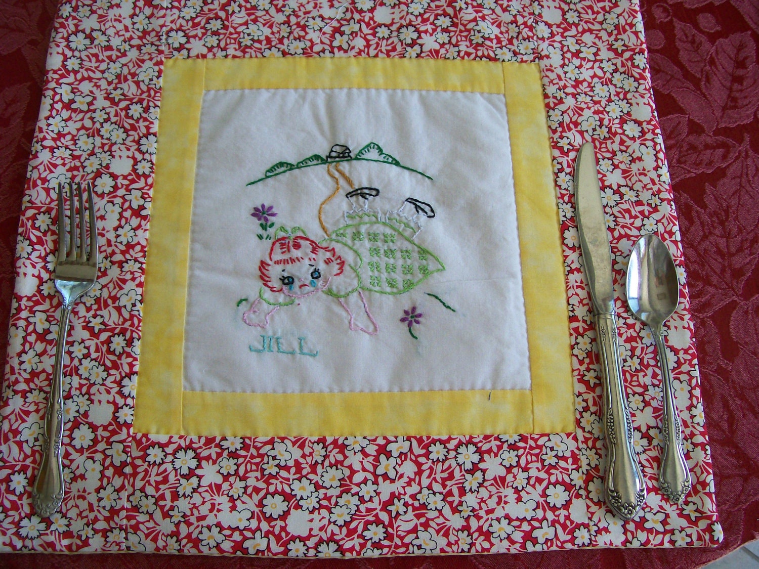 Vintage Embroderied Placemats