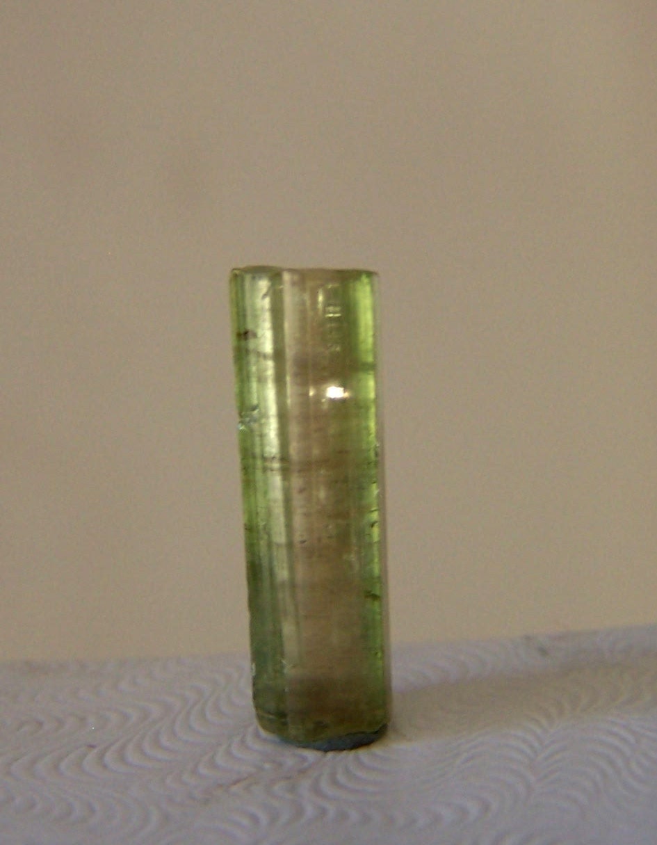 Tourmaline - Watermelon Tourmaline - natural  specimen - pink green - bicolor - coyoterainbow - wire wrapping