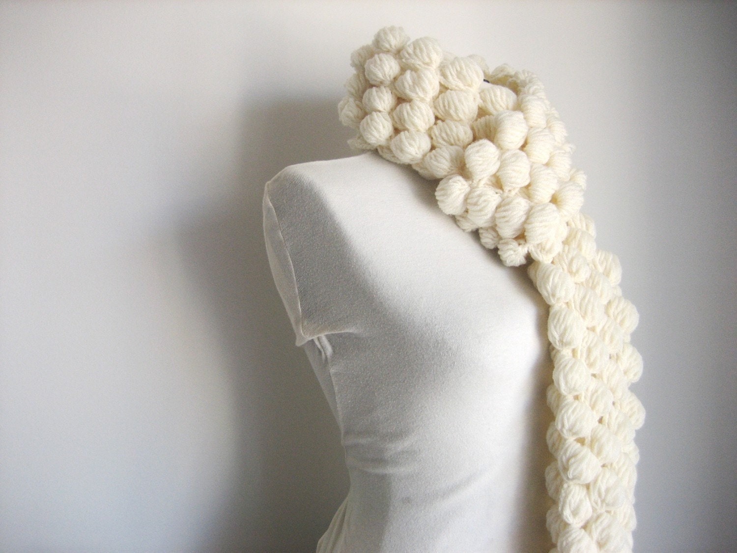 Multibubble Scarf - Ivory