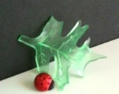 Lady Bug Leaf SOAP Baby Shower Favor, Ladybug Birthday Party Favor, Bridal Shower Favor, Personalized Favor, Handmade Favors