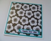 Happily Ever After Retro Wedding Card