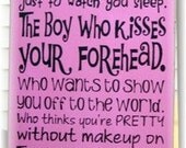 I Want A Guy...typography wood sign perfect gift for teen girl