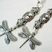 Delicate Art Deco Dragonfly Earrings Art Deco Earrings