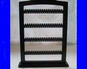 Earring jewelry rack holder STAND organizer  new LARGE display with BASE 80 pair black