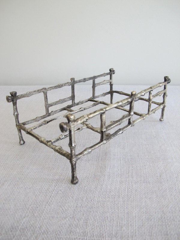Faux Bamboo Towel Holder