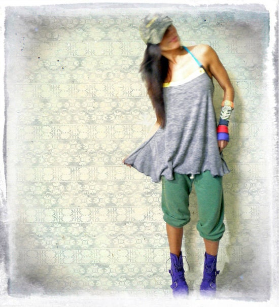 Burn Out Slip On Dance Tunic