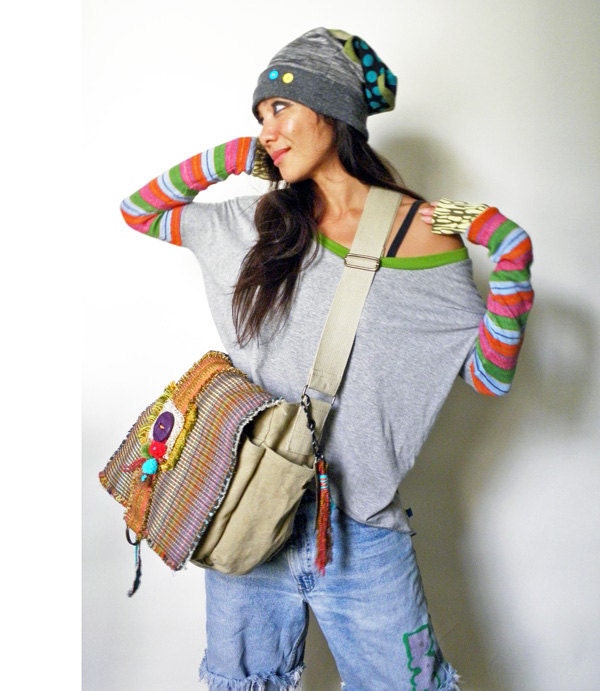 Retro Stripe Sleeves Sport Tunic (Reserved)