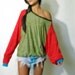 Burn Out Super Loose Raglan Sports Tunic (Reserved)