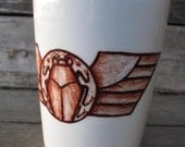 Winged Beetle Crest - Steampunk Mug