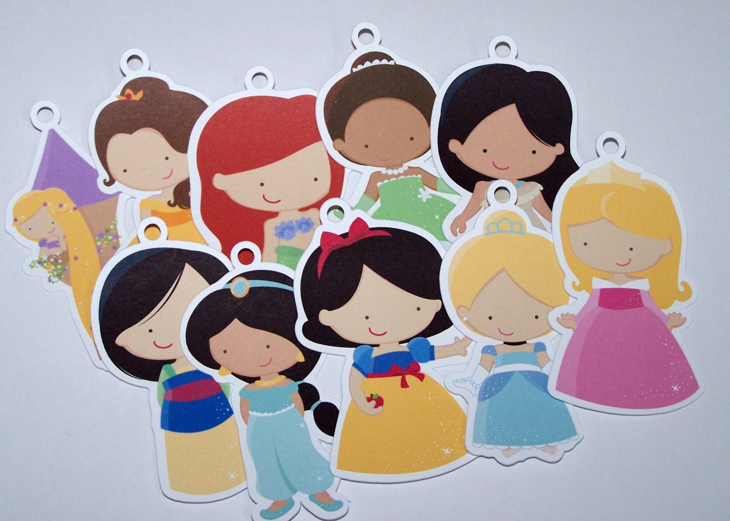 Princess Party - Set of 10 Assorted Princess Favor Tags by The Birthday House Il_170x135