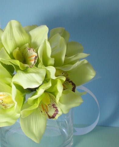 Cymbidium Orchid Wedding Bouquet